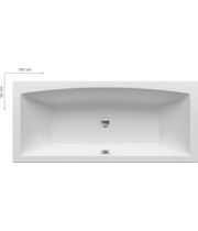 Акриловая ванна Ravak Formy 02 Slim 180x80, C891300000
