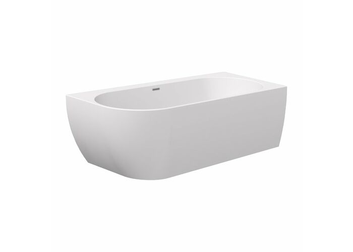 Ванна акриловая пристенная Ravak FREEDOM Corner P 170x80, слив-перелив хром, XC00100040
