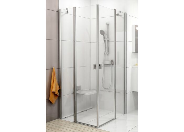 Душевая дверь Ravak Chrome CRV2-110 x2 сатин+транспарент
