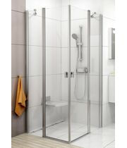 Душевая дверь Ravak Chrome CRV2-80 x2 белый+транспарент