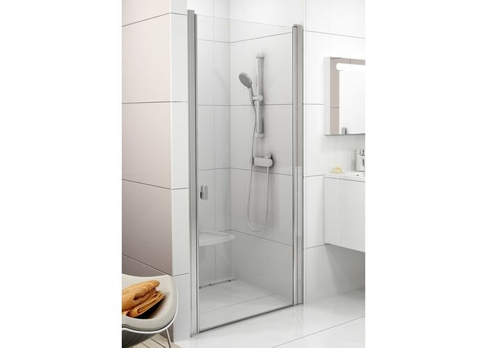Душевая дверь Ravak Chrome CSD1-80 белый+транспарент