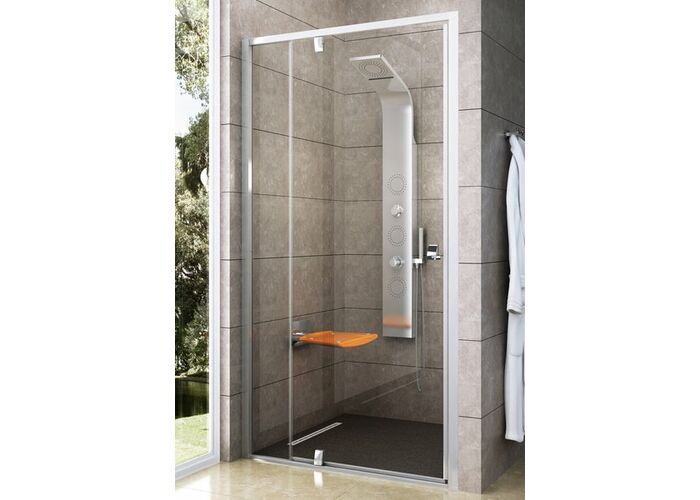 Душевая дверь Ravak Pivot PDOP2-120 блестящий+транспарент