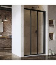 Душевая дверь Ravak Supernova ASDP3-120 черный+транспарент, 00VG03R2Z1