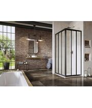 Душевая дверь Ravak Supernova ASRV3-80, 198 см, черный+перл, 15V403R211