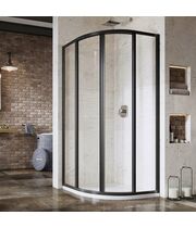 Душевая дверь Ravak Supernova SKCP4-80, 195 см, черный+грейп, 3114O302ZG
