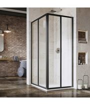 Душевая дверь Ravak Supernova SRV2-100-S, 195 см, черный+перл, 14VA03O211