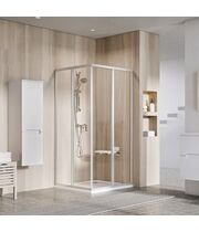 Душевая дверь Ravak Supernova SRV2-80-S, 195 см, сатин+перл, 14V40UO211