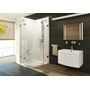 Душевой уголок Ravak Brilliant BSKK3-80 R хром+транспарент