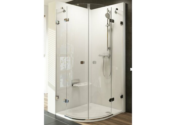 Душевой уголок Ravak Brilliant BSKK4-100 хром+транспарент