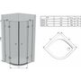 Душевой уголок Ravak Brilliant BSKK4-80 хром+транспарент