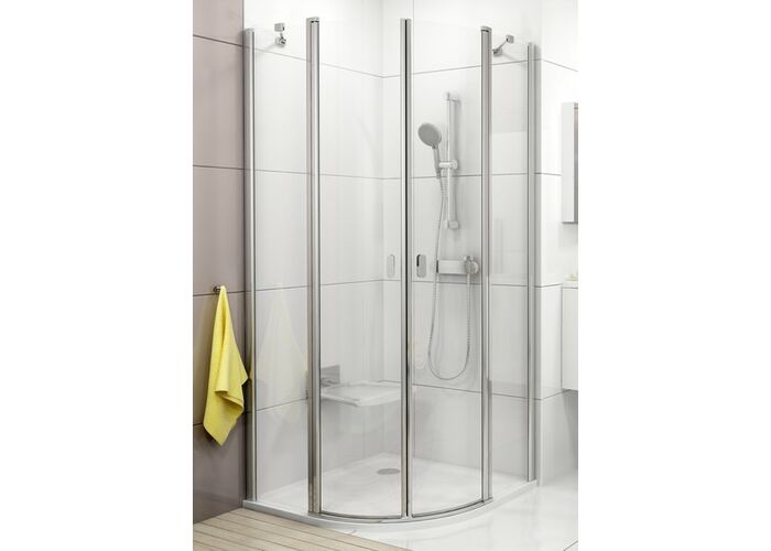 Душевой уголок Ravak Chrome CSKK4-80 блестящий+транспарент