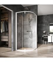 Душевой уголок полукруглый Ravak NSKK3-90, белый/белый+transparent, 3O677101Z1