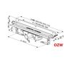 Душевой лоток Ravak OZW Runway 1050 -  stainless