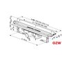 Душевой лоток Ravak OZW Runway 850  - stainless