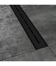 Душевой лоток Ravak OZ Runway 75, черный, X01750