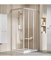 Душевая стенка Ravak Supernova APSS-90, 198 см, сатин+перл, 94070UR211