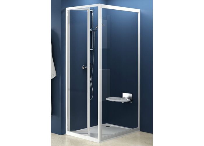 Душевая стенка Ravak Supernova PSS-90 белый+транспарент