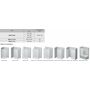 Стенка для душа Ravak ST Walk-In Corner 1100x800x2000 черный + транспарент, GW1CD4300Z1