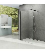 Стенка для душа Ravak ST Walk-In Wall 1500x2000 черный + транспарент, GW9W00300Z1