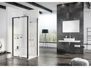 Стенка душевая Ravak PPS-80 черный + транспар..