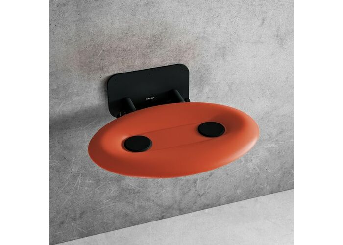 Сиденье для душа Ravak OVO-P II ORANGE/BLACK, B8F0000058