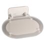 Сиденье для душа Ravak Ovo Chrome Clear/White, B8F0000028