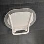 Сиденье для душа Ravak Ovo Chrome Clear/White, B8F0000028