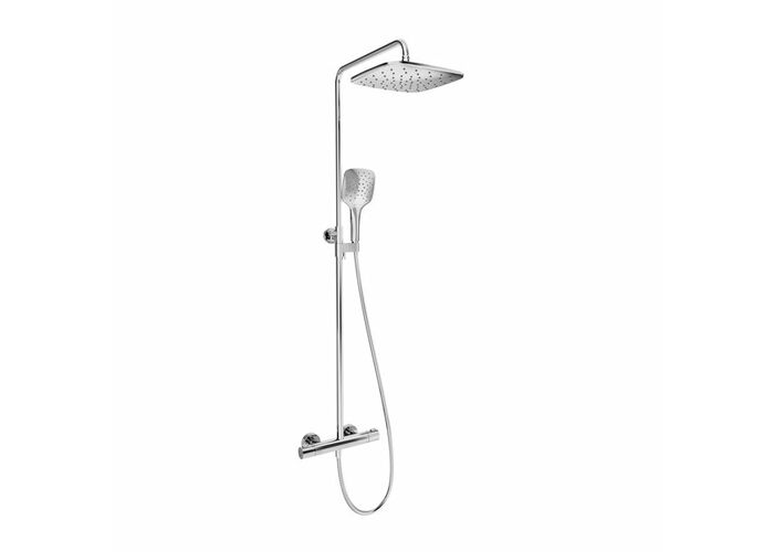 Душевая стойка с термостатическим смесителем Ravak Termo 300 TE 093.01/150, хром, X070164