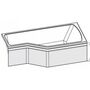 Экран для ванны Ravak BeHappy 150 L, CZ12100A00