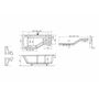 Экран для ванны Ravak BeHappy 160 L, CZ13100A00