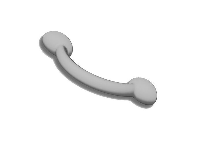 Ручка для ванны Ravak Evolution, сеpая, B5H000000O