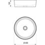 Умывальник Ravak UNI 400 SLIM, белый, XJX01140002