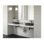 Умывальник накладной Ravak Ceramic 550 O SLIM, черный матовый, XJX0D155000