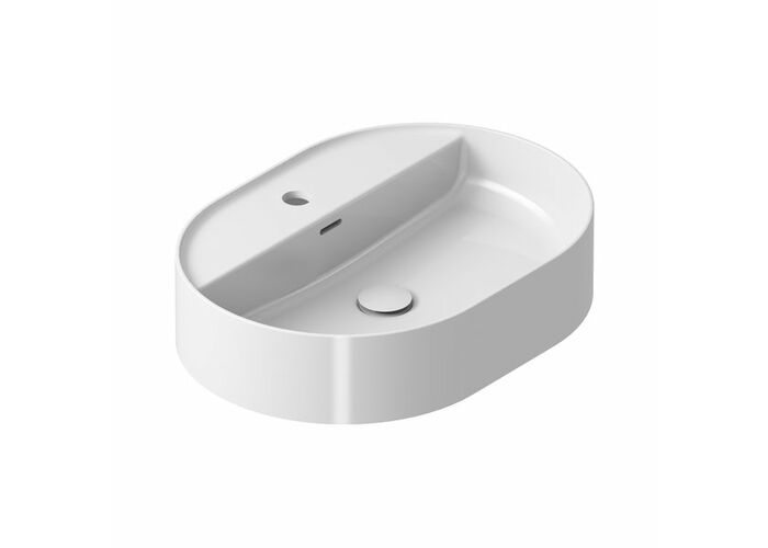 Умывальник накладной Ravak Ceramic 550 O Slim Shelf, с отв. под смес, XJX01155003