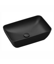 Умывальник накладной Ravak UNI 500 R SLIM, черный матовый, XJX0D150000