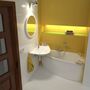 Умывальник Ravak Avocado Comfort 95x53 R с отв, справа XJ9P1100000