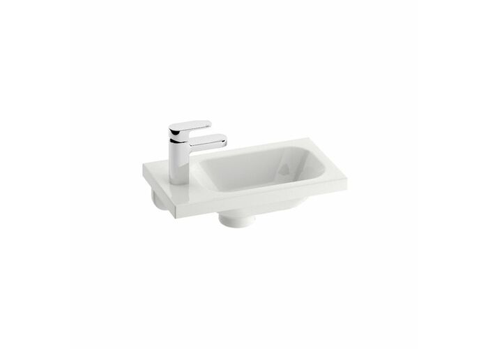 Умывальник мини Ravak Chrome 400 40x22 с отв, слева XJGL1100000