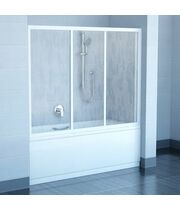 Шторка для ванны Ravak AVDP3-160 сатин+транспарент