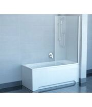 Шторка для ванны Ravak CVS1-80 R белый+транспарент