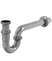 Сифон для умывальника Ravak U X01436, трубный, латунь, хром, 5/4x32