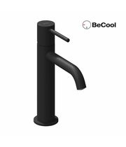 Смеситель для умывальника Ravak ES 012.21BLM BeCool, 190 мм, без донного клапана, матовый черный, X070396