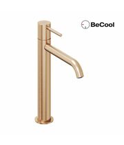 Смеситель для умывальника Ravak ES 014.61RGB Be Cool, без донного клапана, 250 мм, розовое золото, X070403