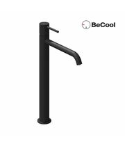 Смеситель для умывальника высокий Ravak ES 015.21BLM Be Cool, без клапана, 340 мм, матовый черный, X070406