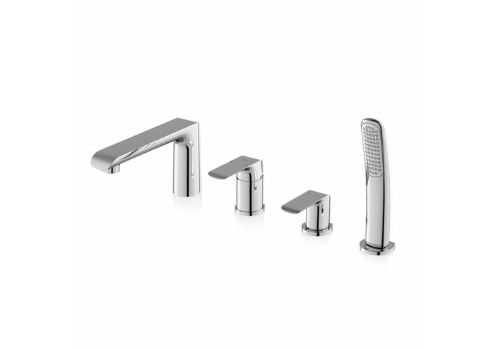 Смеситель для ванн Ravak Flat 026.00, врезной каскадный, X070120