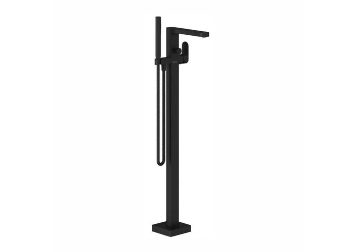 Смеситель напольный для ванны Ravak Chrome 080.20BL, нужен R-Box, черный, X070434