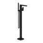 Смеситель напольный для ванны Ravak Chrome 080.20BL, нужен R-Box, черный, X070434