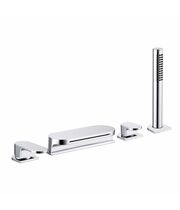 Врезной каскадный смеситель для ванны с душем Ravak Chrome CR 025,00