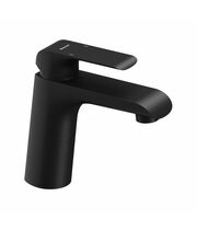 Смеситель для умывальника Ravak Flat 014.20, черный, X070173