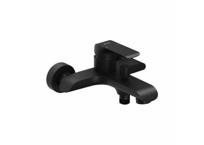Смеситель для ванны Ravak Flat 022.20/150, черный, X070175