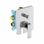 Смеситель настенный Ravak Flat 065.00, R-box, X070123